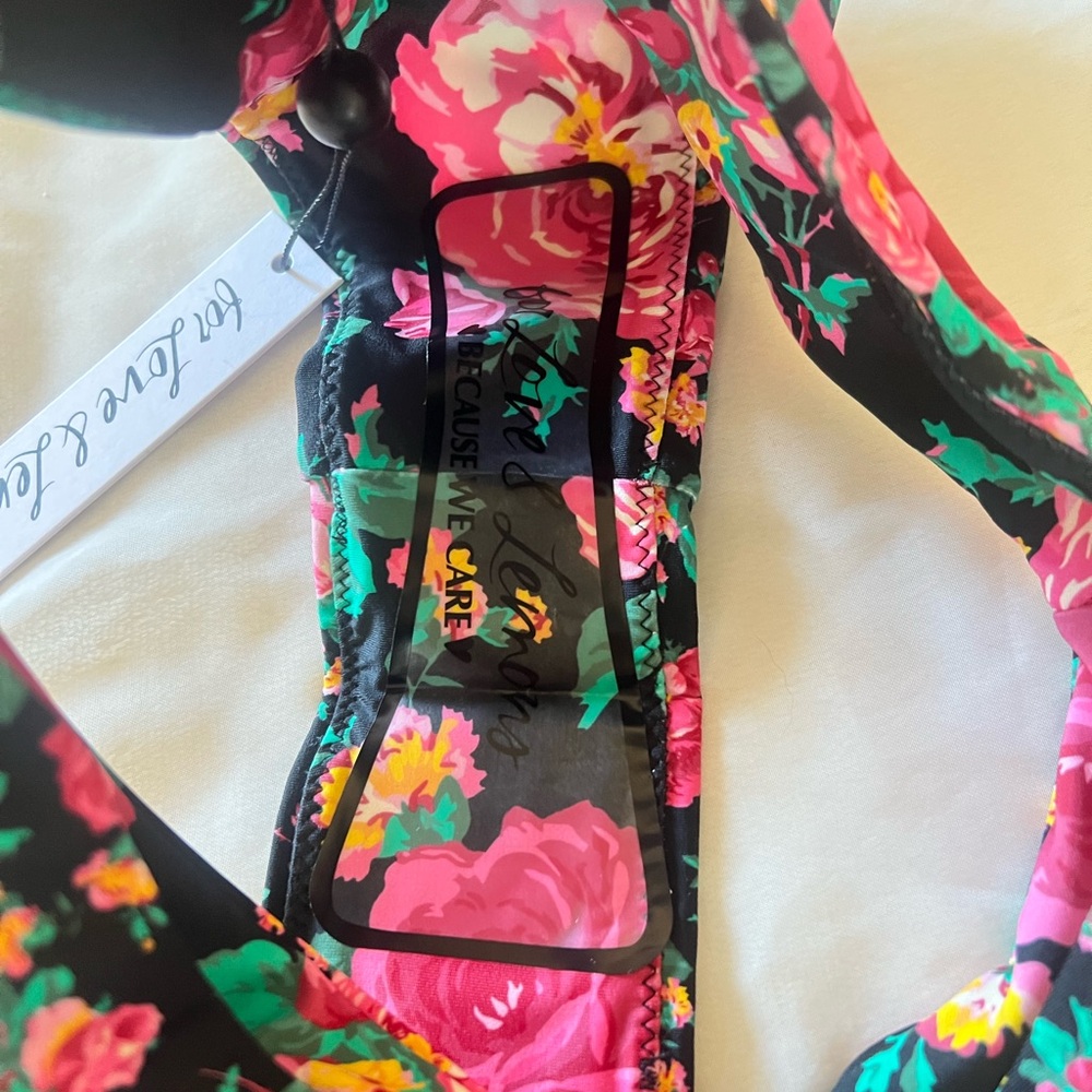 NWT For Love&Lemons High-waist RoseWater Swim Bottoms - Picture 9 of 9
